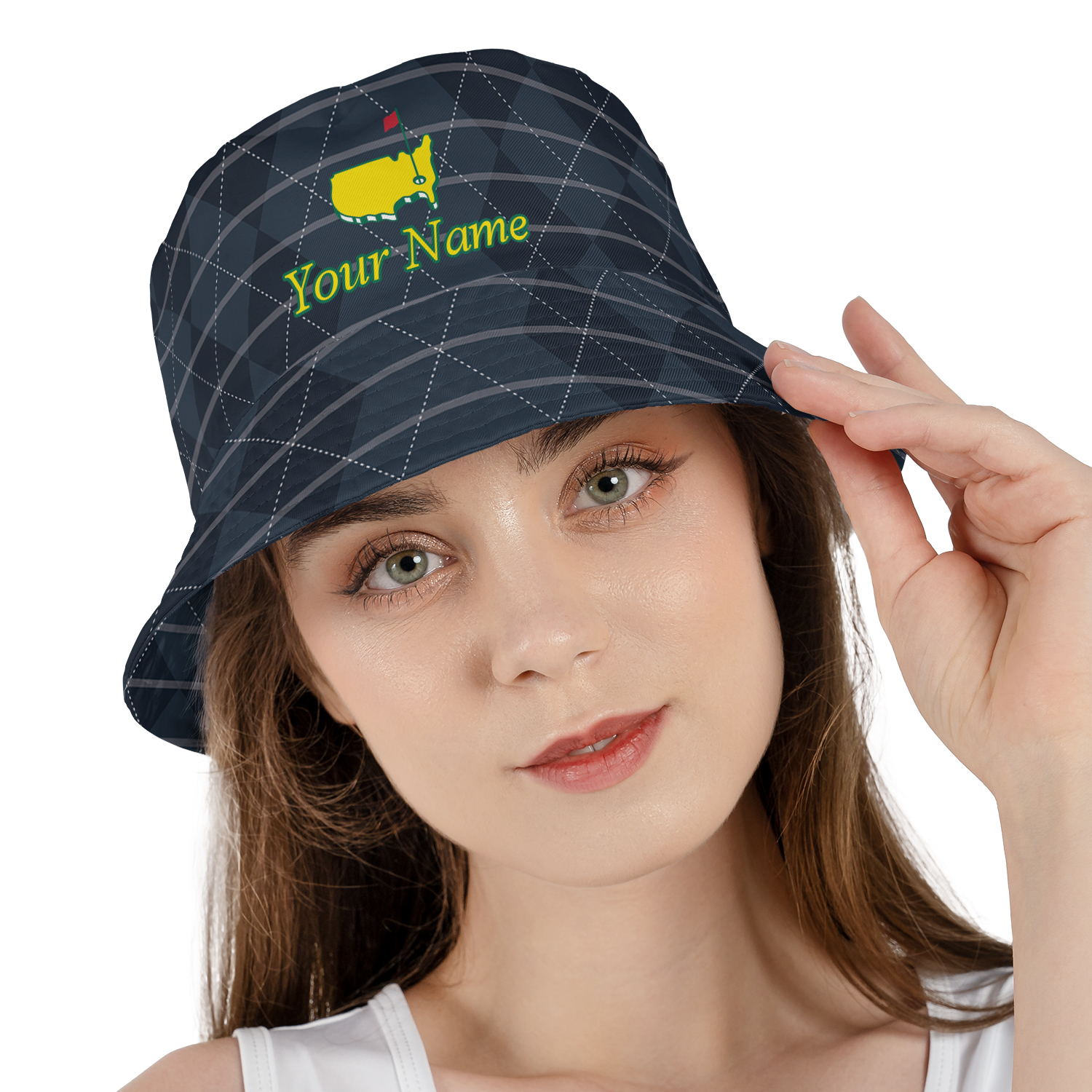 Golf Argyle Pattern PGA Championship Valhalla Reversible Bucket Hat